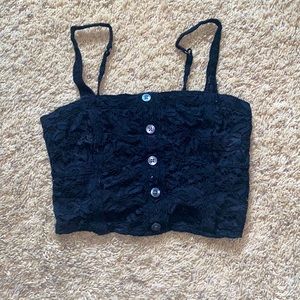 Black Lace Tank